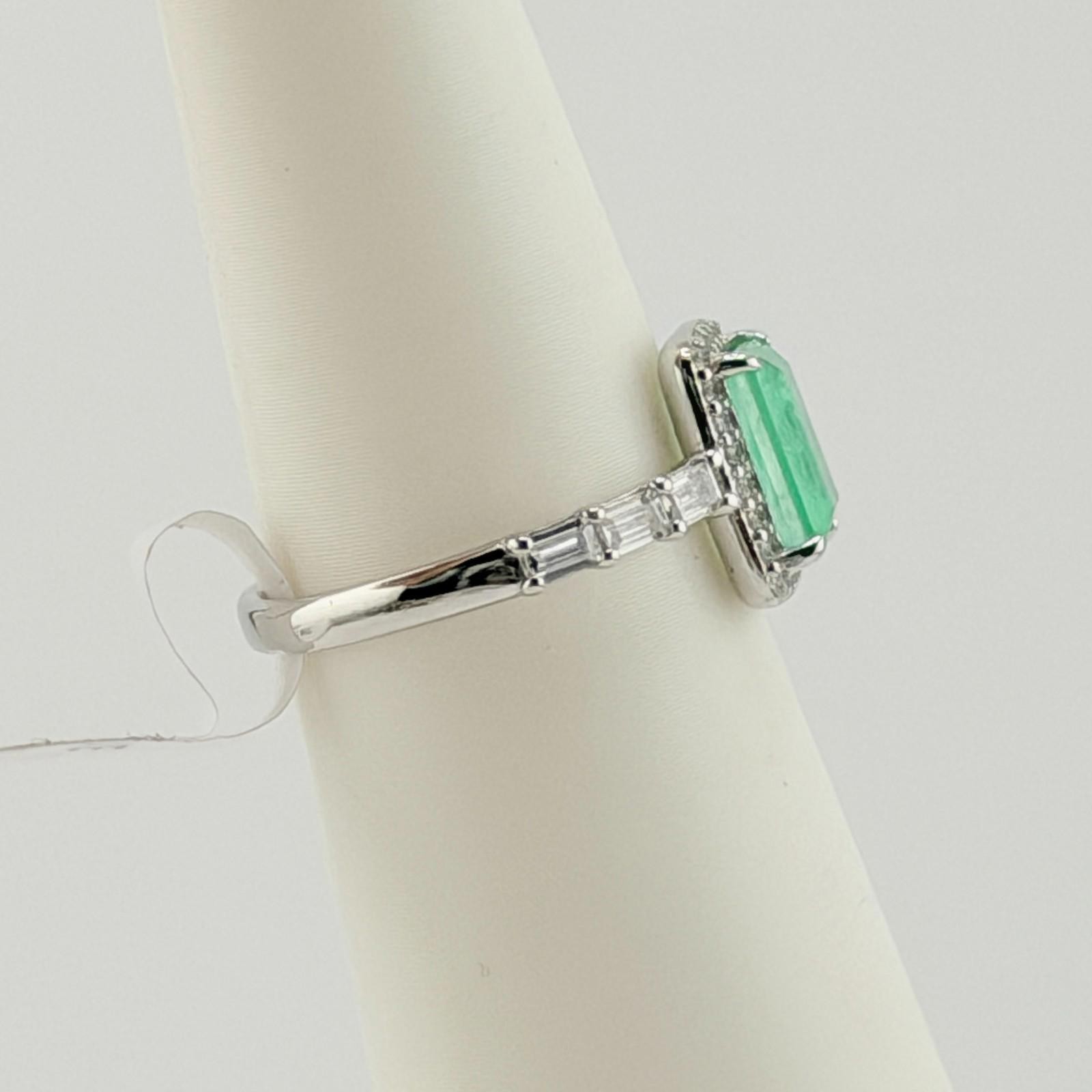 Bomb PartySz 9 “Always The Romantic” Mint Green Tourmaline on .925 Sterling