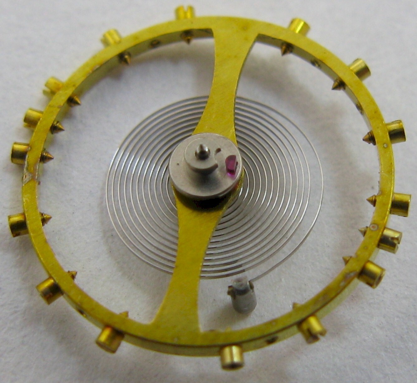 Bulova Watch Movement 10BPA 10BPAC 10BPAD + … 23 jewels .. part balance wheel