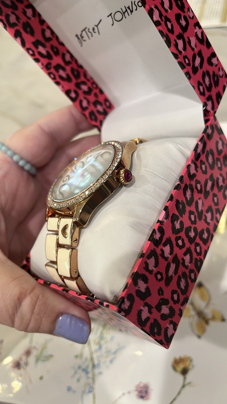 Betsey Johnson Watch & Maxell Battery