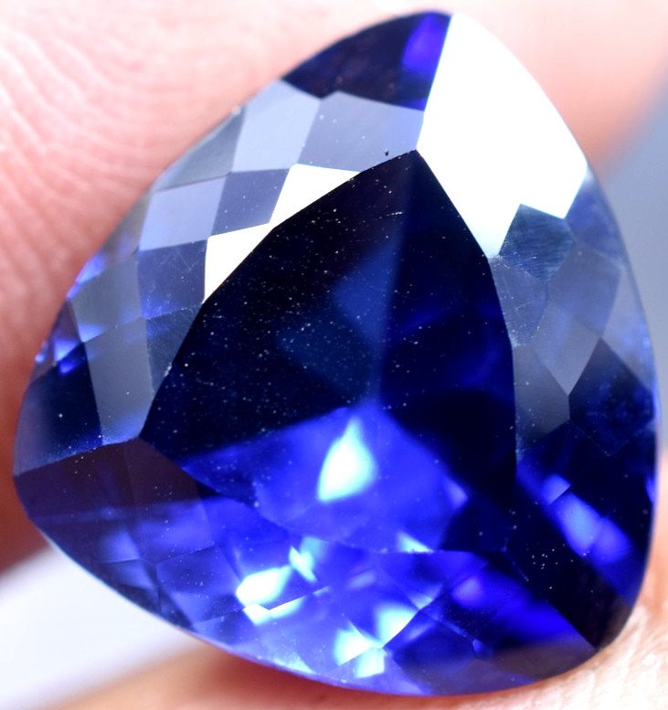 Extremely Rare & Flawless 9.00 CT Natural Benitoite GGL Certified Loose Gemstone