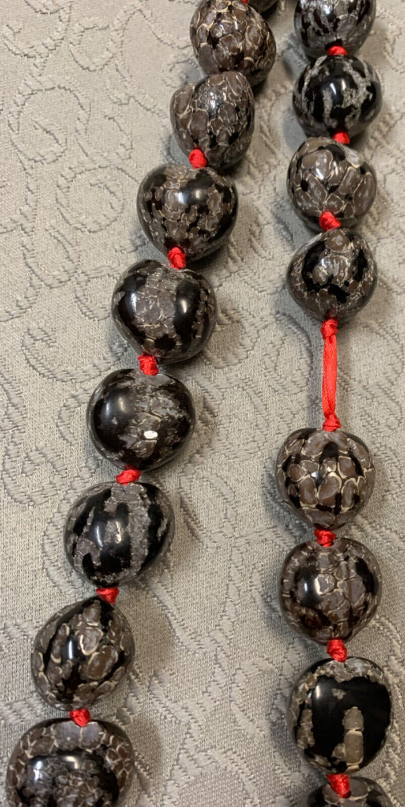 Kukui Nut Necklace Leis Mixed Set of 4 From 32″ to 36