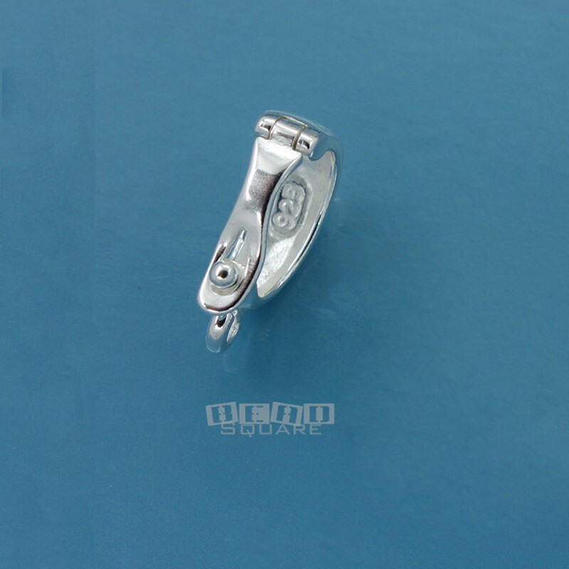 Sterling Silver Hinged Pendant Bail Enhancer Connector w/Open Loop #33319