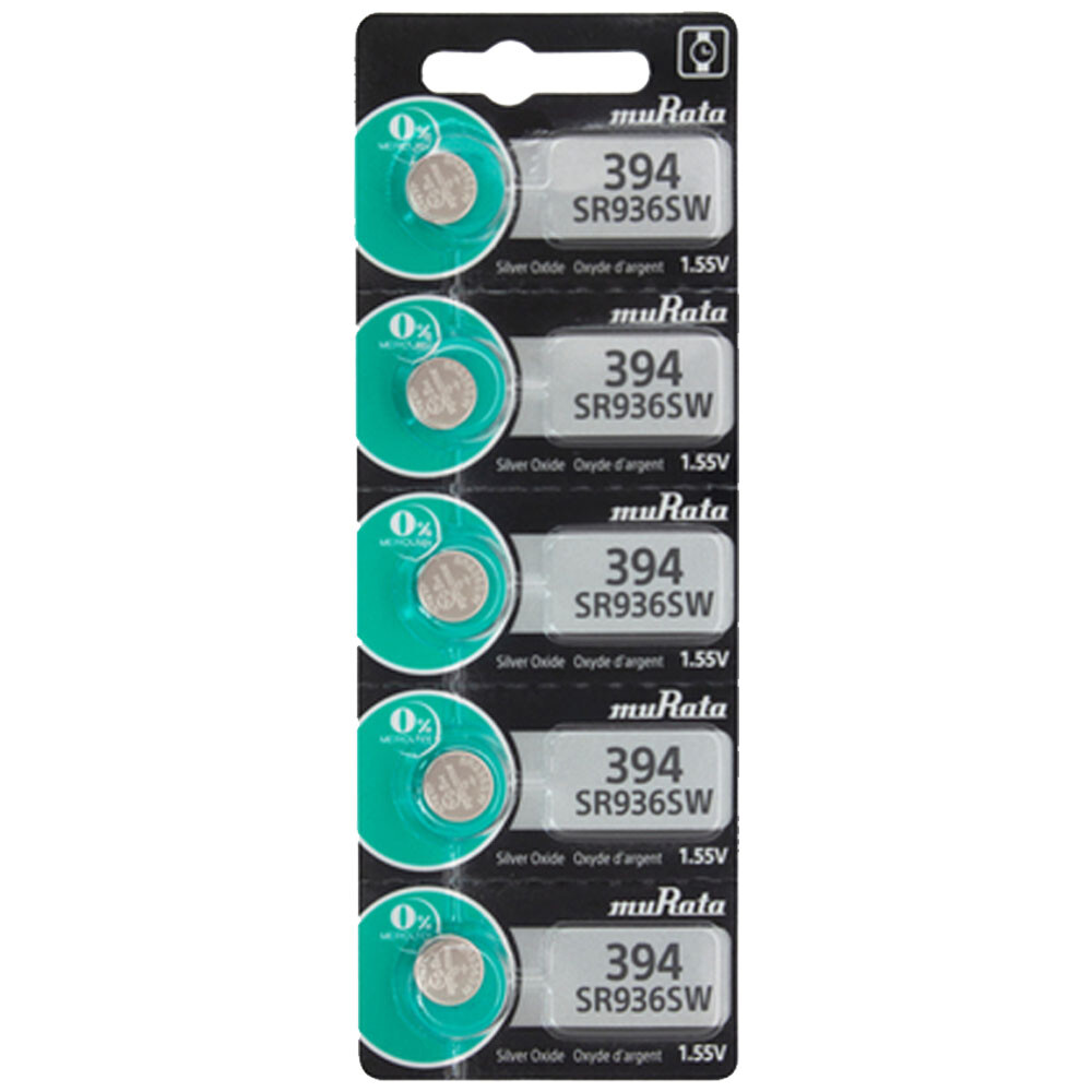 20 Murata Replaces Sony 394 SR936SW LR936 LR45 Silver Oxide 1.55V Watch Battery