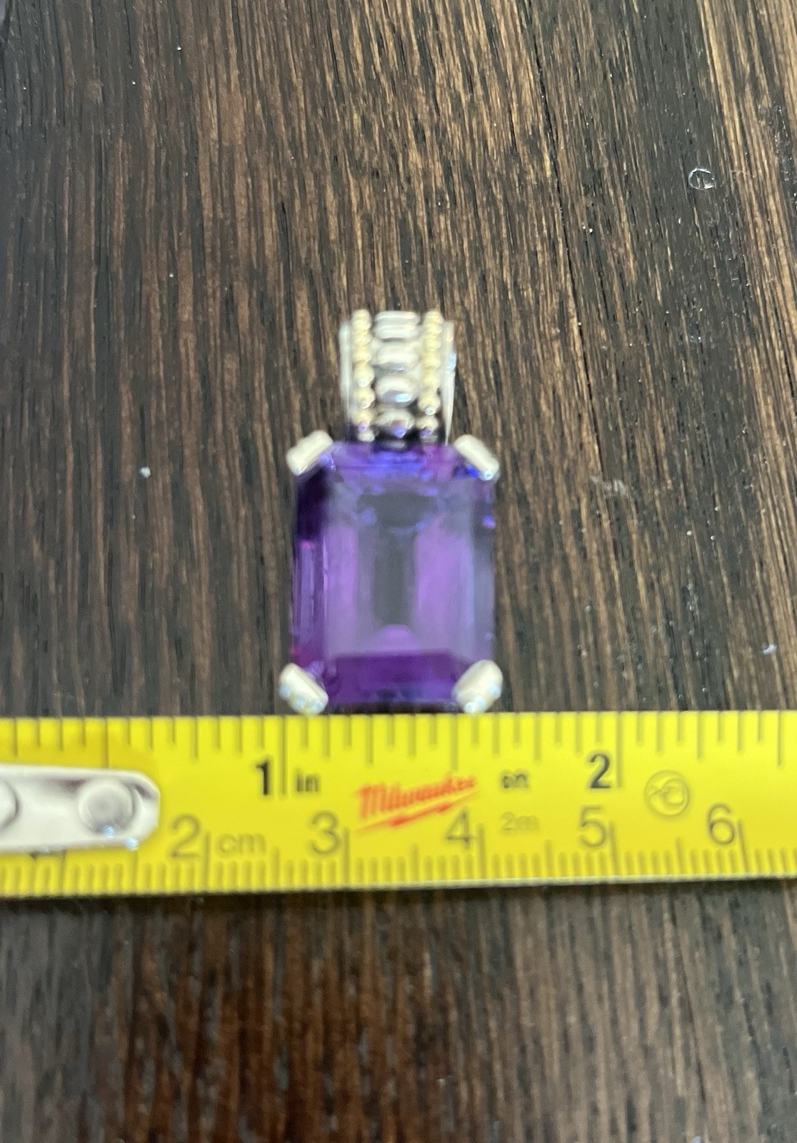 Lagos Caviar Amethyst Pendant/Enhancer