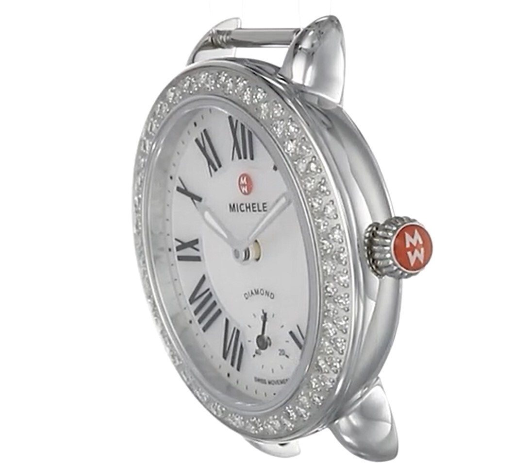NEW Michele Serein Petite 28mm Diamond Watch Swiss Quartz MW21E01A1025 $1715.0