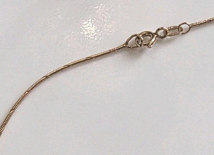 14 Kt diamond Cut Snake Yellow Gold Chain solid 3.9g