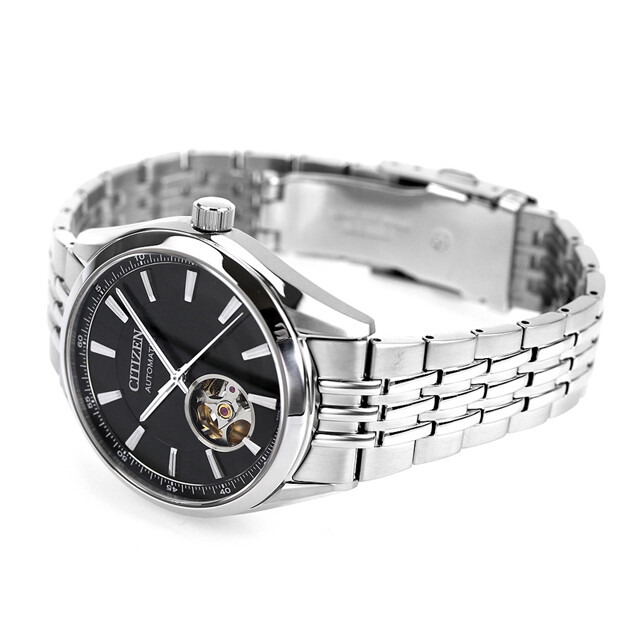 CITIZEN COLLECTION NH9110-90E Mechanical Automatic Watch Black Dial 40mm