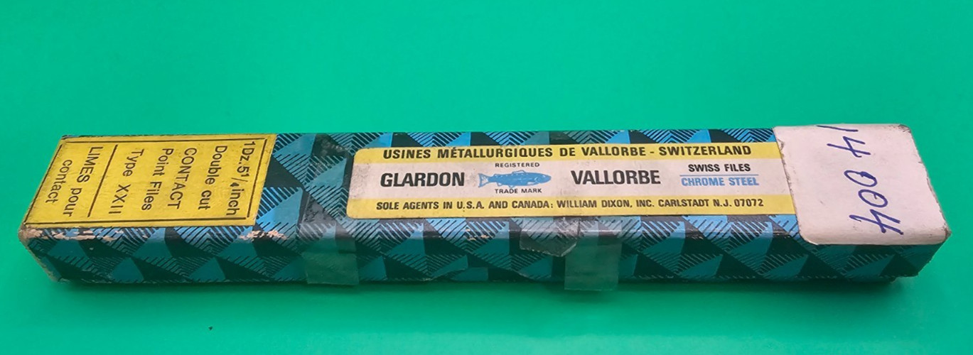 VINTAGE GLARDON-VALLORBE SWISS NEEDLE PILLAR 5 1/4 inch Type XXII 5pcs