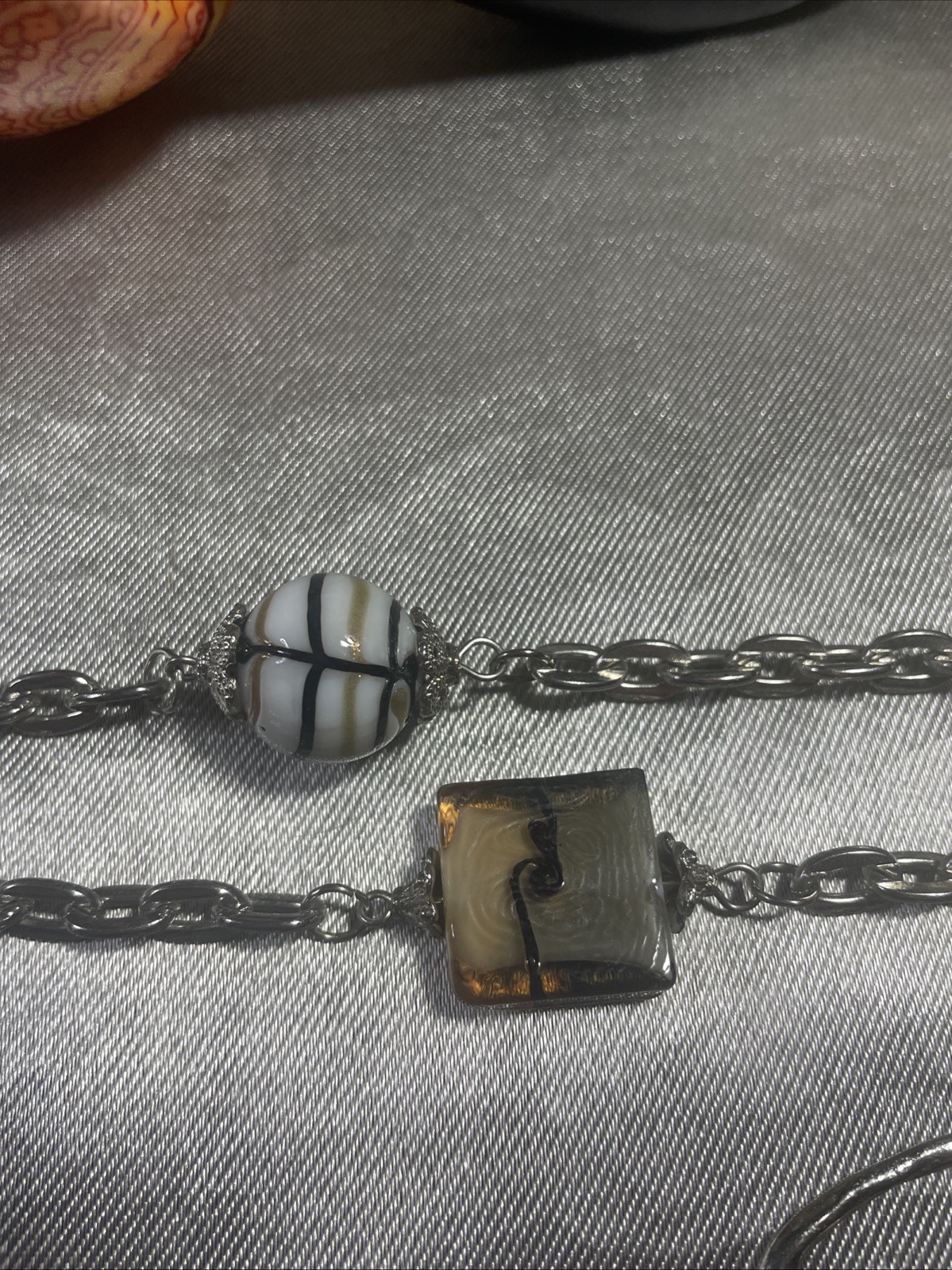 Semi-precious/Glass Jewelry Lot/Beautiful Grouping/All In Great Condition.