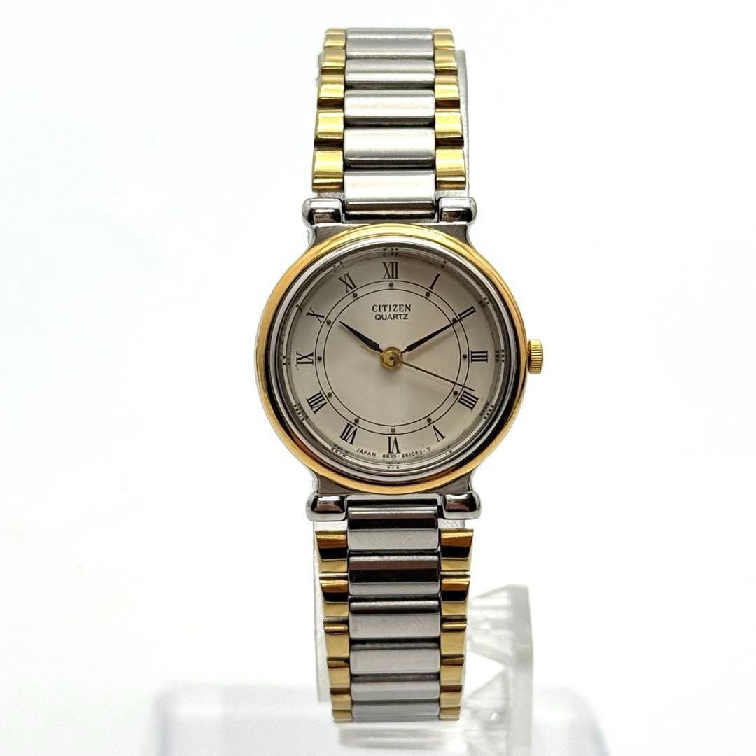 CITIZEN New Battery Wristwatch Working Item 4630 E60574 Combination