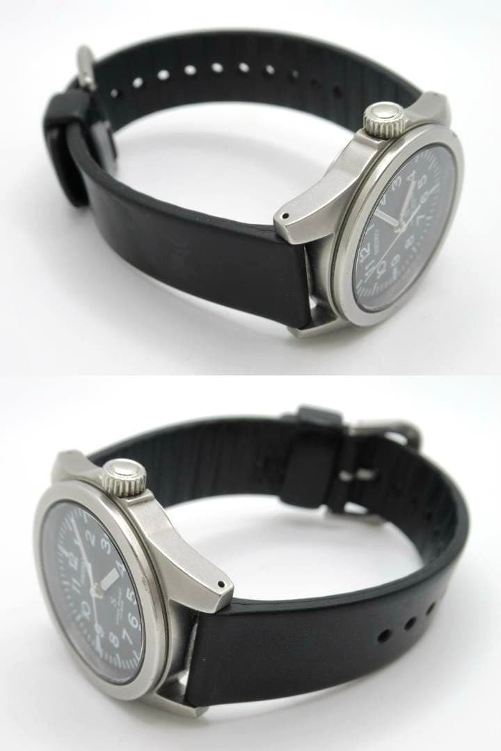 Seiko x Nano Universe SUS 7N01-0KL0 QZ Black Dial Men’s Watch Wristwatch Rare