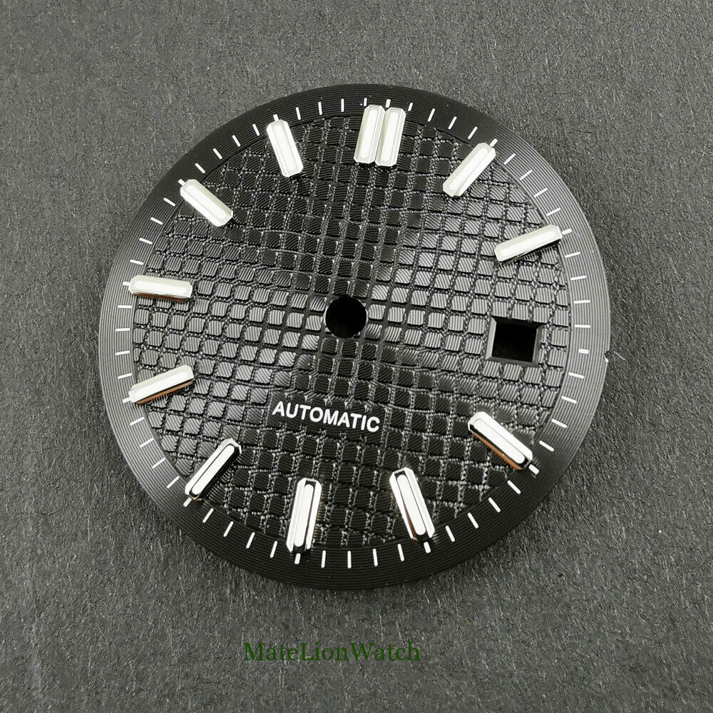 31mm Sterile Watch Dial Face Fit NH35 NH36 NH38 Automatic Movement Date