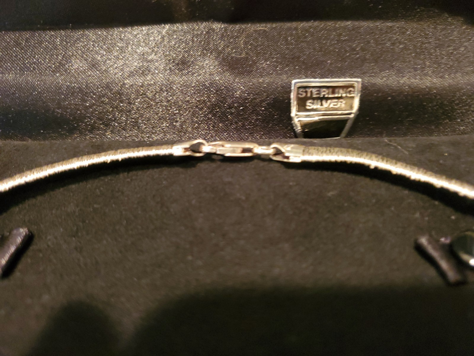 Vintage Milor Sterling Silver 925 Italy Necklace Choker with Box 24 grams
