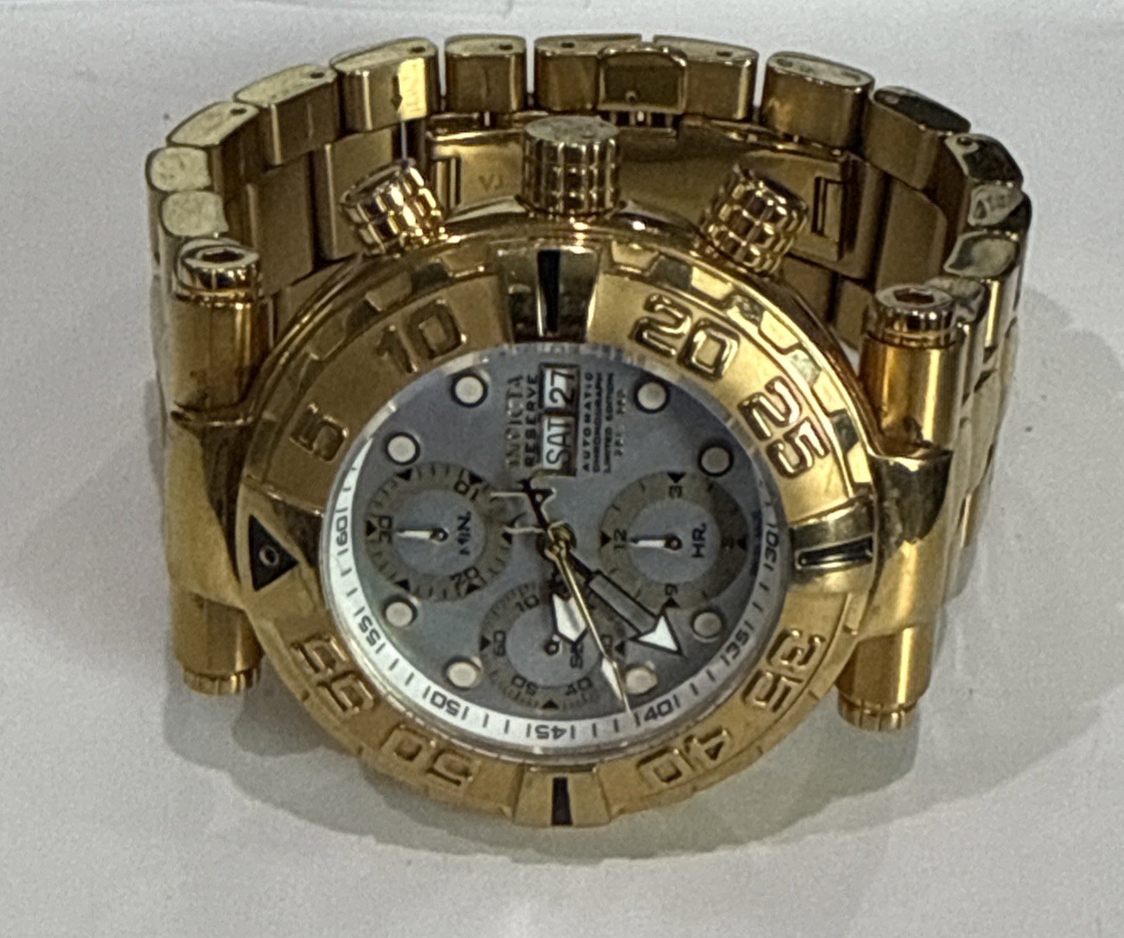 Invicta 13029 Reserve Subaqua Noma I Limited Swiss Valjoux 7750 Mother-of-Pearl