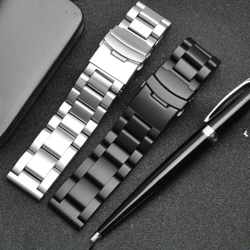 5.7mm Thick Mens Heavy Stainless Steel Watch Band Strap 22 24 26mm US Stock