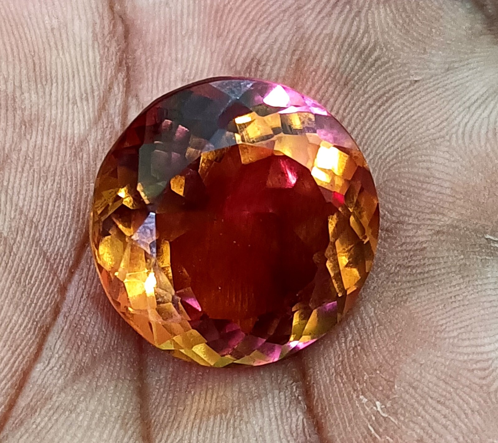 NATURAL Zultanite Bi-Color Change Round Cut Loose CERTIFIED GEMSTONE 52.70 Ct