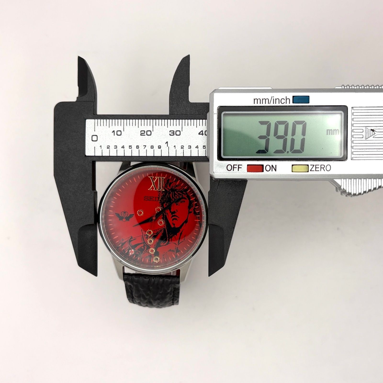 (T894) Fully Functional SEIKO Hokuto no Ken 35th Anniversary Limited Model 7N43