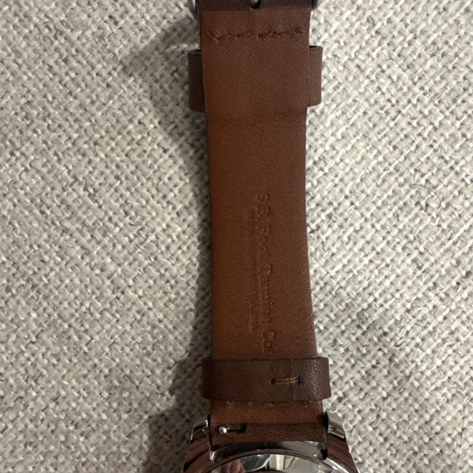 Timex Navi XL 41mm Red Stainless Steel Case with Leather Strap (TW2U09900ZV)
