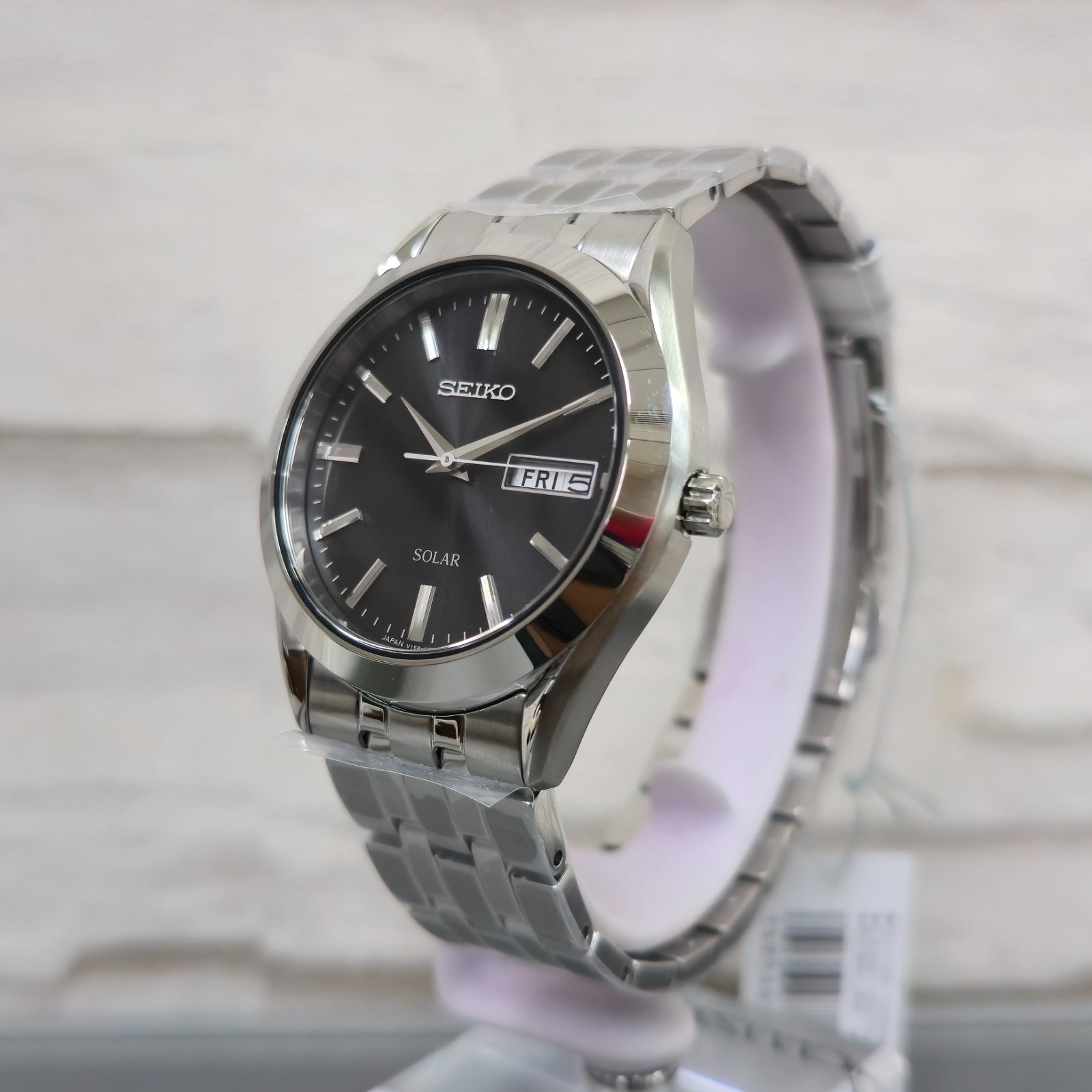 Seiko Selection SBPX083 Solar Black Dial 37.4 mm Stainless Steel New Men’s Watch