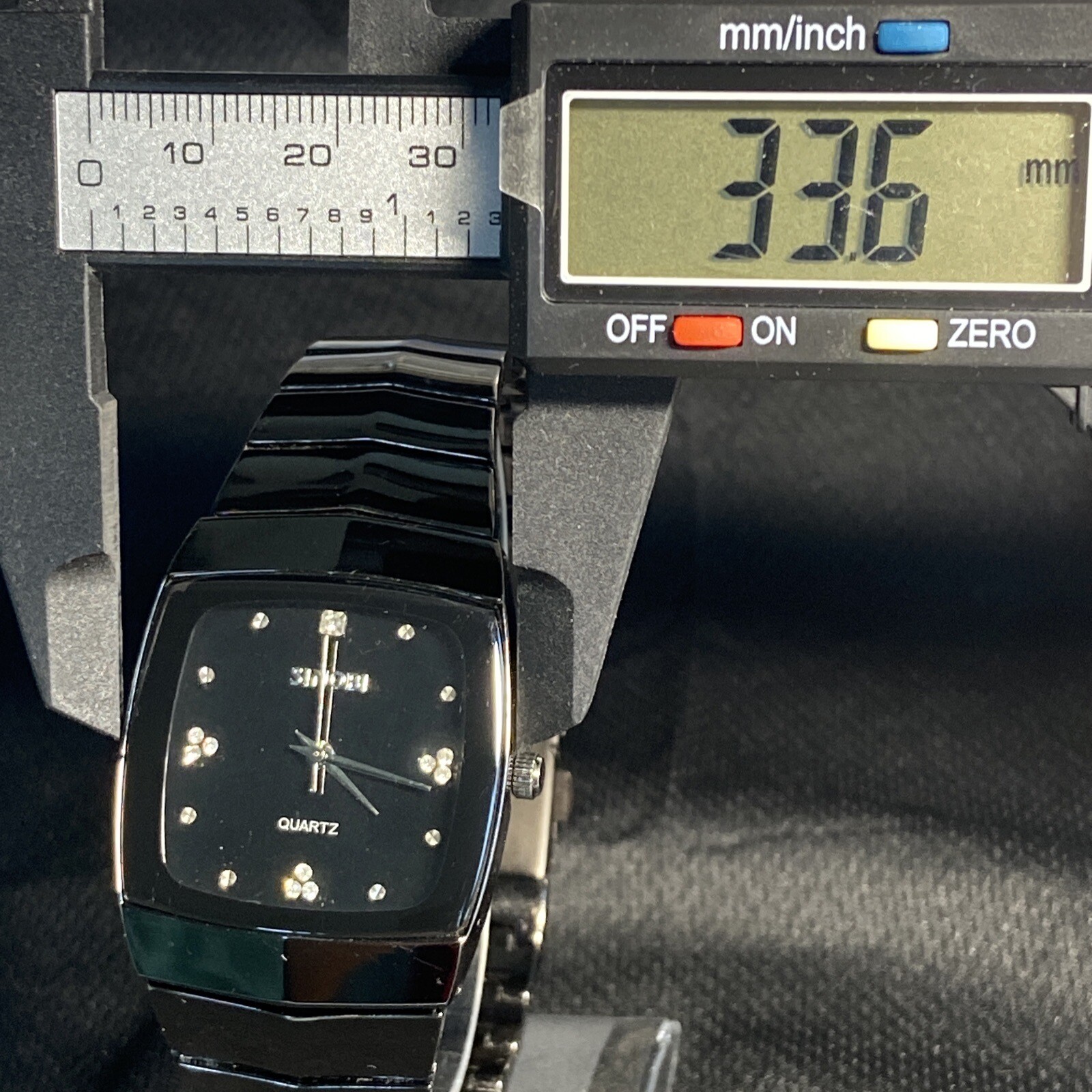 Sinobi Vtg 1996 Modernist Dial Watch Stainless Steel S919G Works