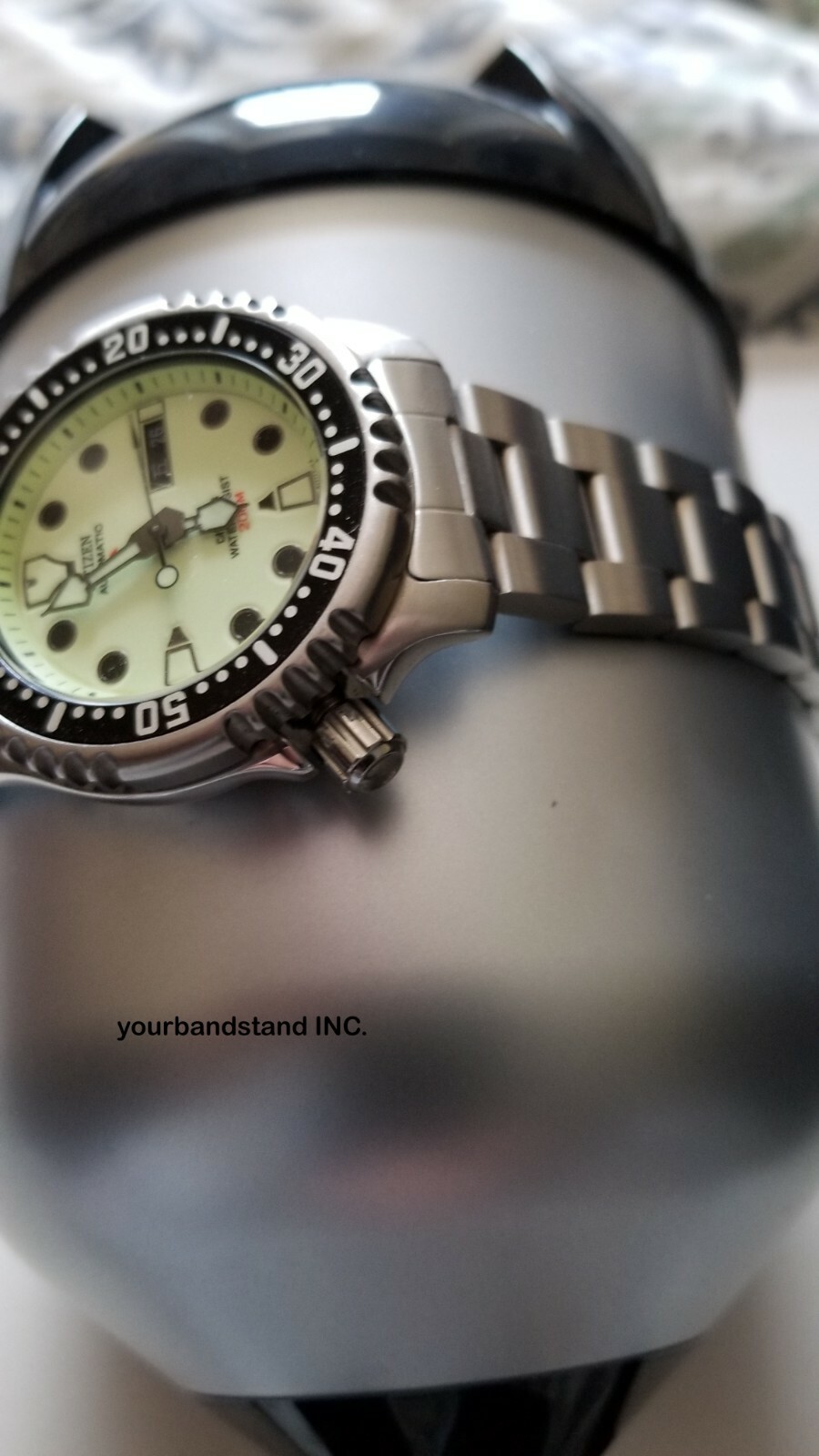 20mm Curved Stainless Steel Watch Band For Citizen NY0040 -50E -17L -09E -09