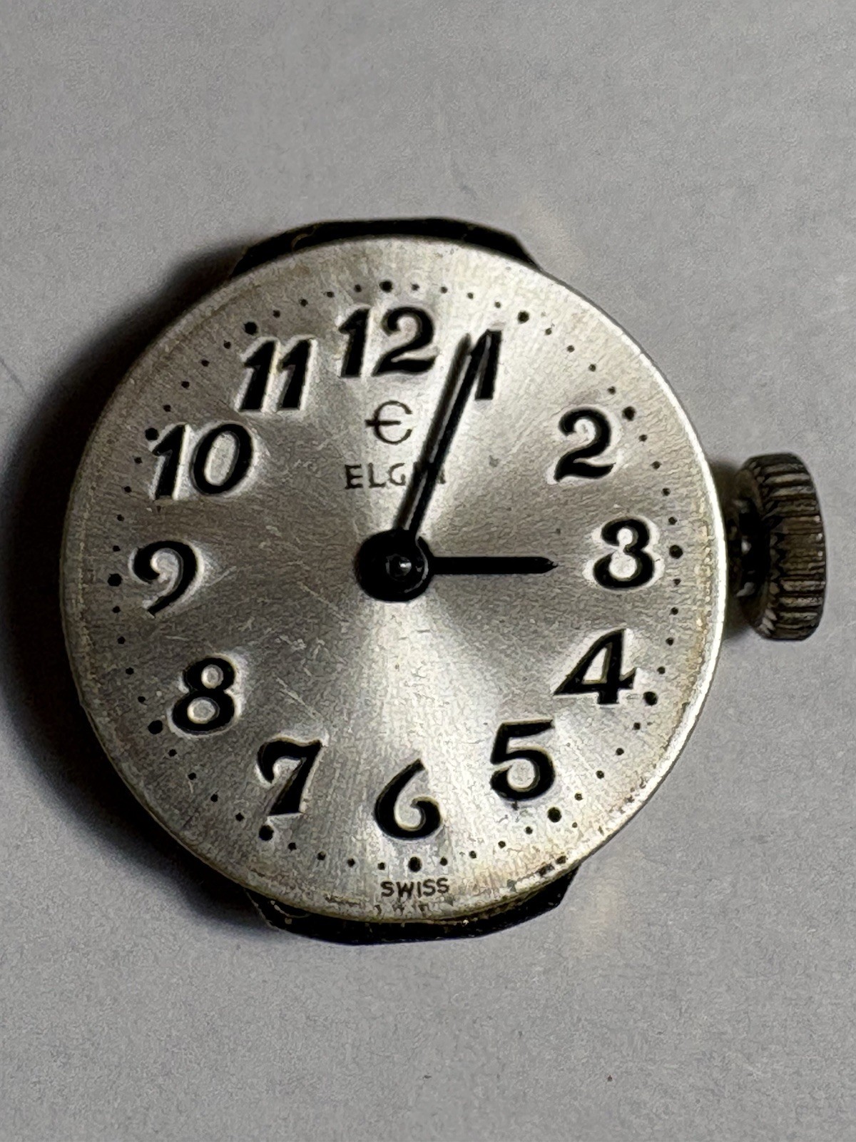 Elgin Watch With FF ST 69-21 Movement. Running. Has Not Been Tested.