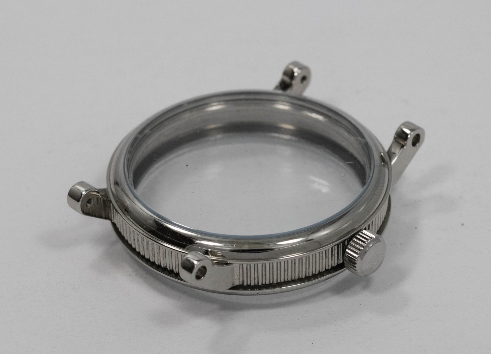 Stainless steel case for marriage watch will fit Illinois, Waltham 12s movement