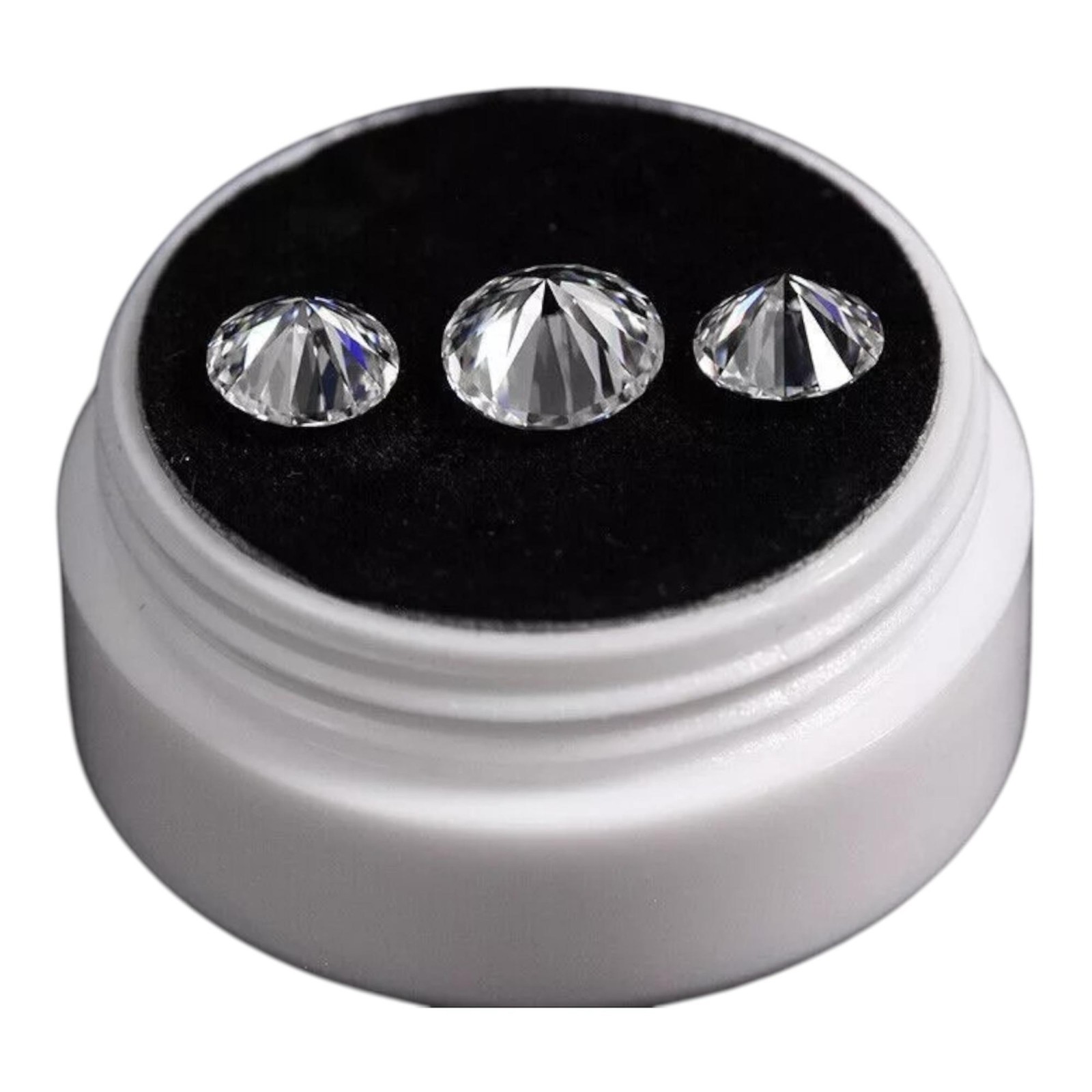 30 Pcs Lot 4X4 MM Round D Color VVS1 Clarity LAB GROWN CVD Diamond GIE CERTIFIED