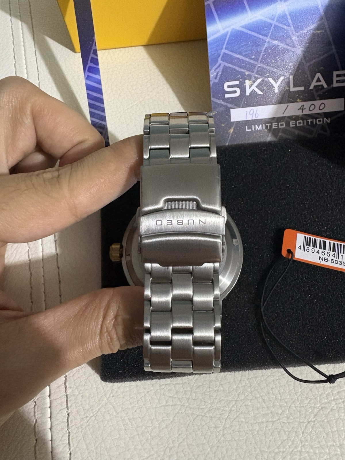 Nubeo Skylab Admiral Blue Skeleton Limited Edition Automatic Watch