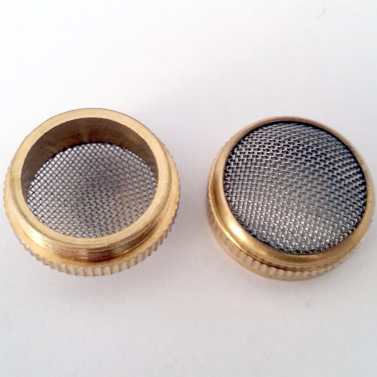 Ultrasonic Cleaner Basket Mini Small Parts Diamonds Holder Brass w Steel Mesh