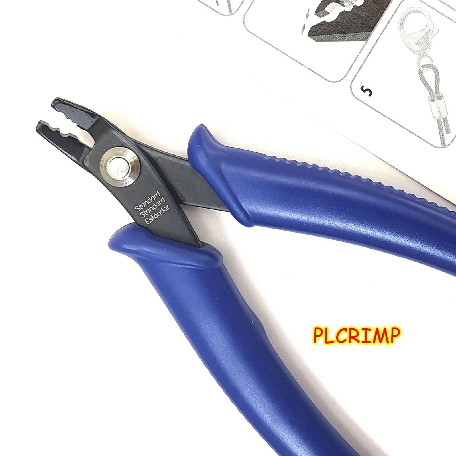 Jewelry Tool Knot Cutter Plier Round Nose Plier Crimp Punch Double Notch Crimper