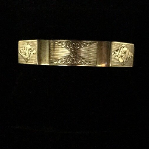 Vintage .900 Silver Art Nouveau Bangle 25.0g