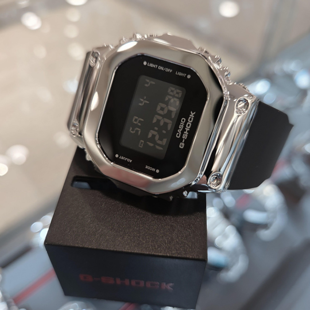 Casio G-Shock GM-S5600U-1DR Metal Compact Square Slim Digital Sport Watch