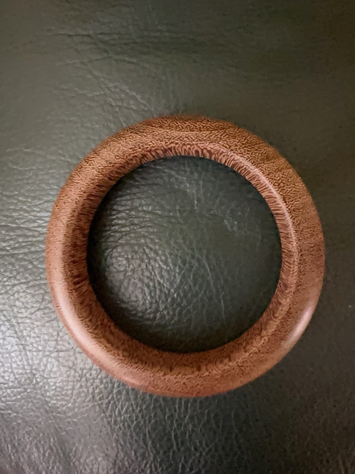 Natural Bamboo Bangle Bracelet 59.5mm Full Fish-roe Pattern Rare Exotic Cuffgift