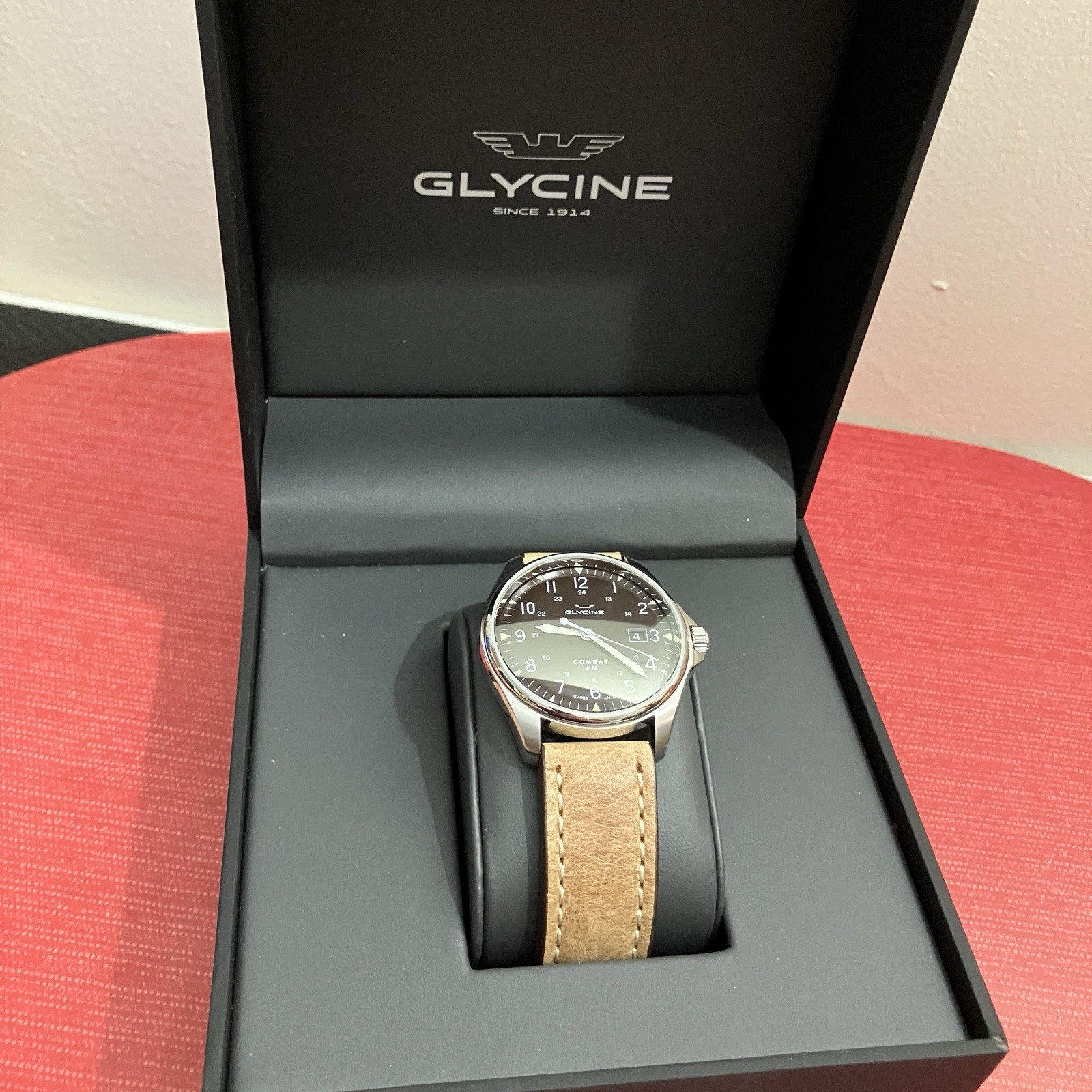 Men’s Stainless Steel Glycine Combat AM Ref 3890 Automatic Watch