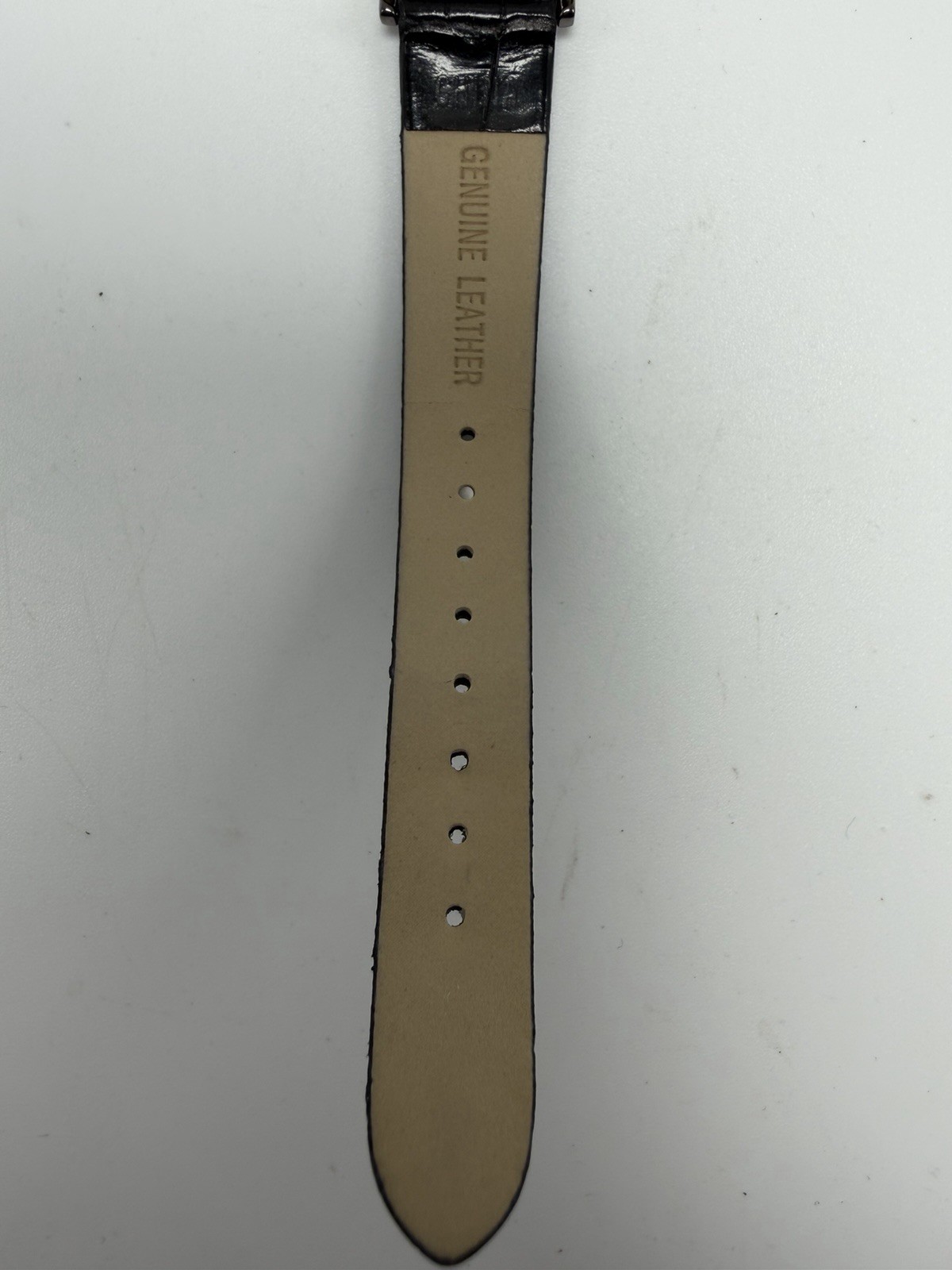 Peugeot PQ8283L New Battery Ladies Watch 24MM 6.5″ Black Leather Band