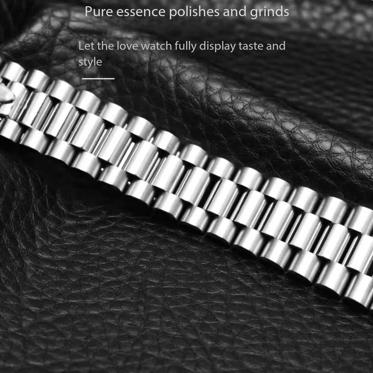 Suitable for Rolex solid curved steel strap 20 21mm strap