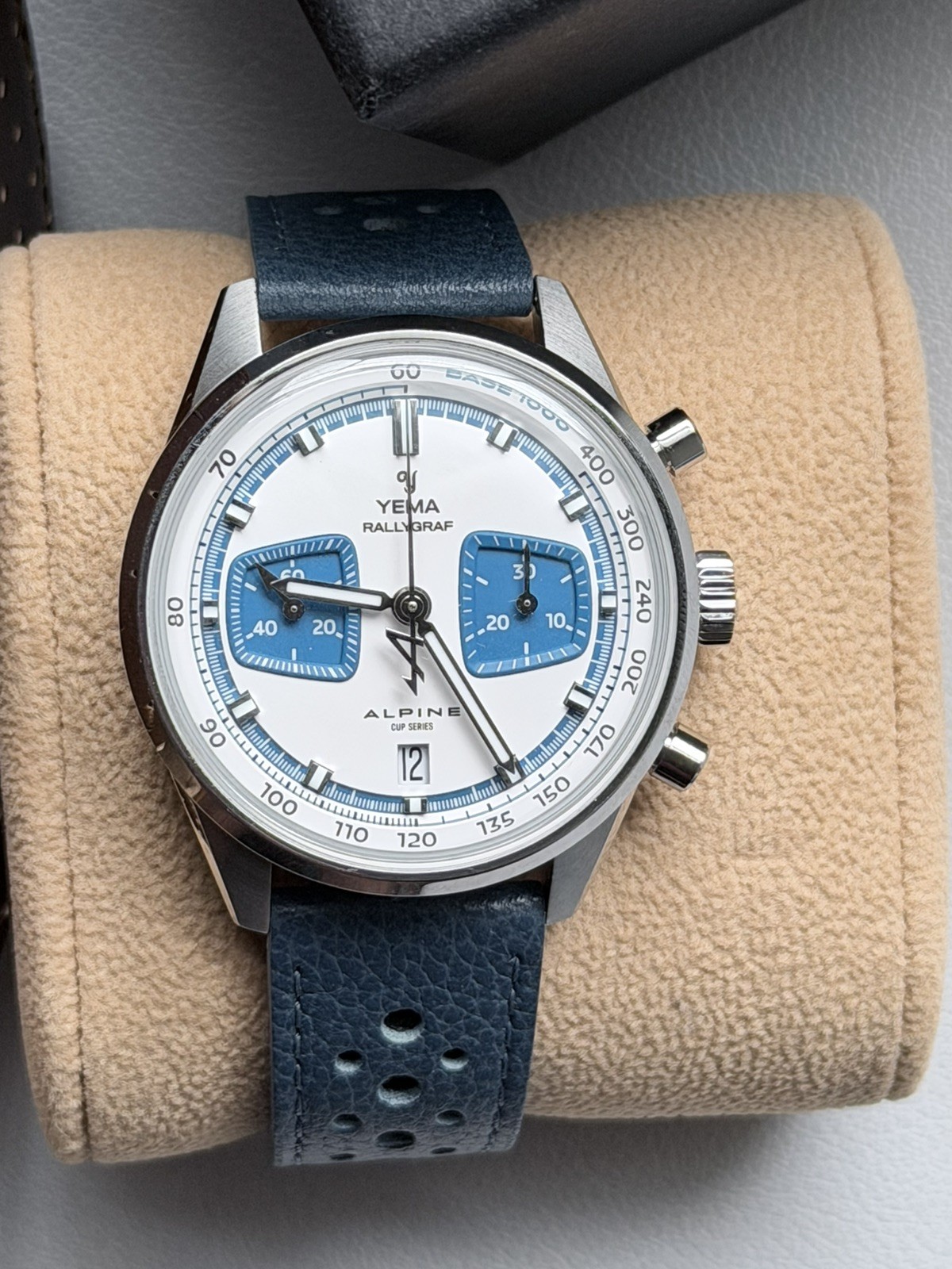 Yema Rallygraph Alpine Racing Mechanical Chronograph Watch – Limited 100 Pieces