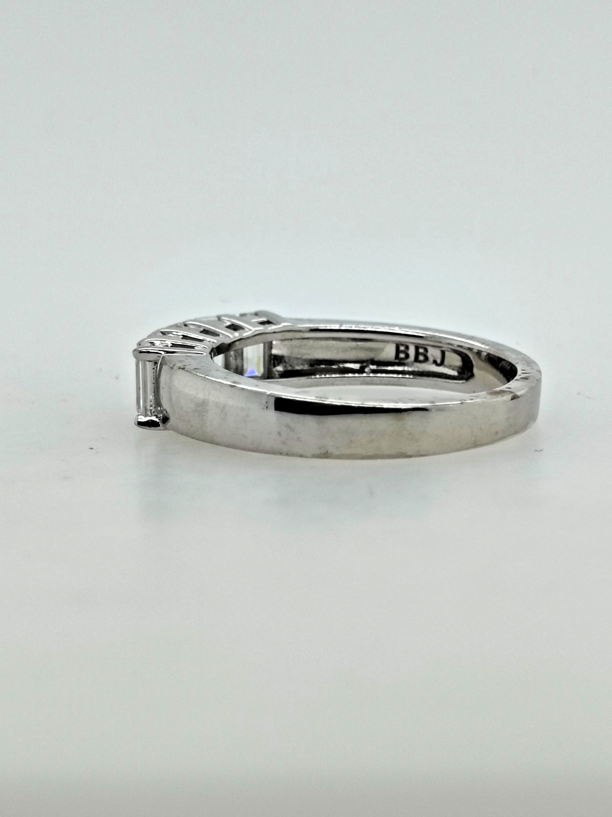 Sterling Silver Baguette Ring For Women Size 9