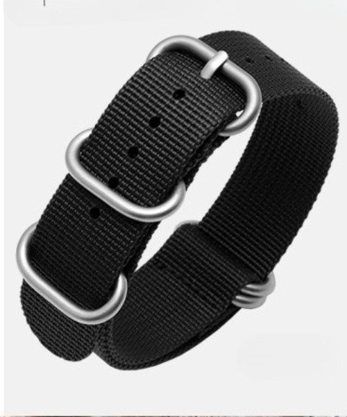 Quality Outdoor Canvas Watch Strap Nylon woven Sport Band 16/18/20/22/24/26mm