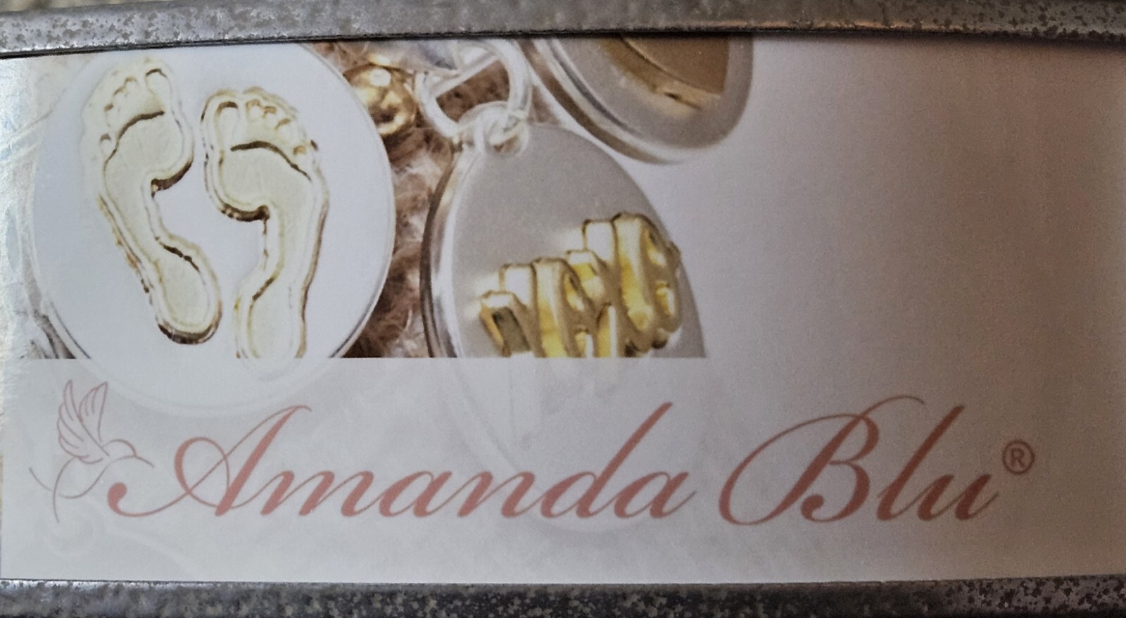 NEW Amanda Blu Charm 1 COR 13:13 FAITH HOPE LOVE Bible Verse Religious