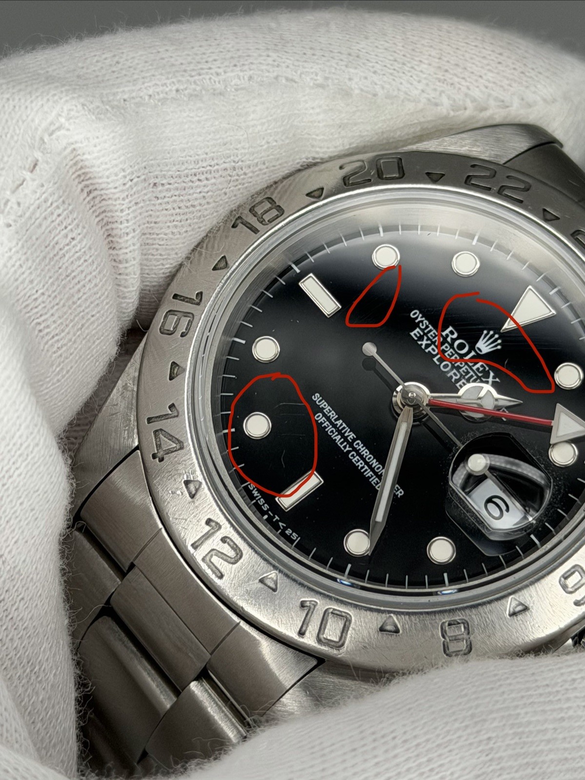 Rolex Explorer II Stainless Black Dial 40mm Auto Men’s Watch 16570
