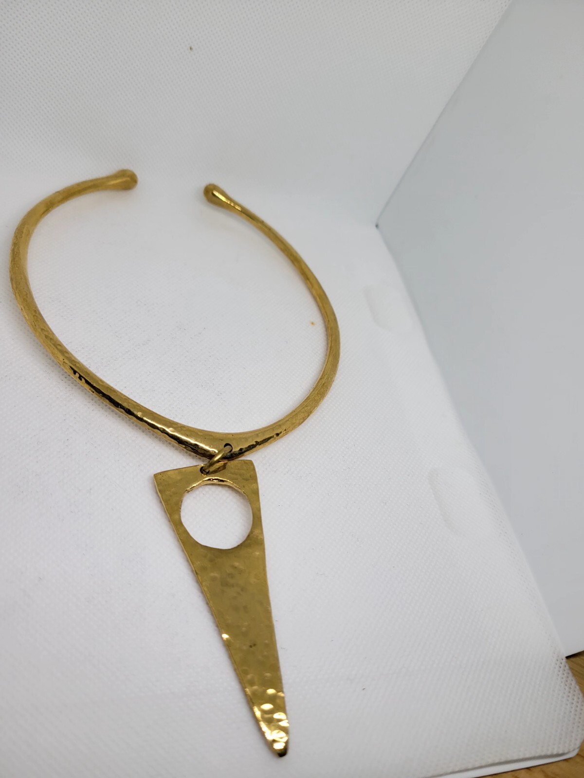 Spear Brass Necklace Handmade In Kenya