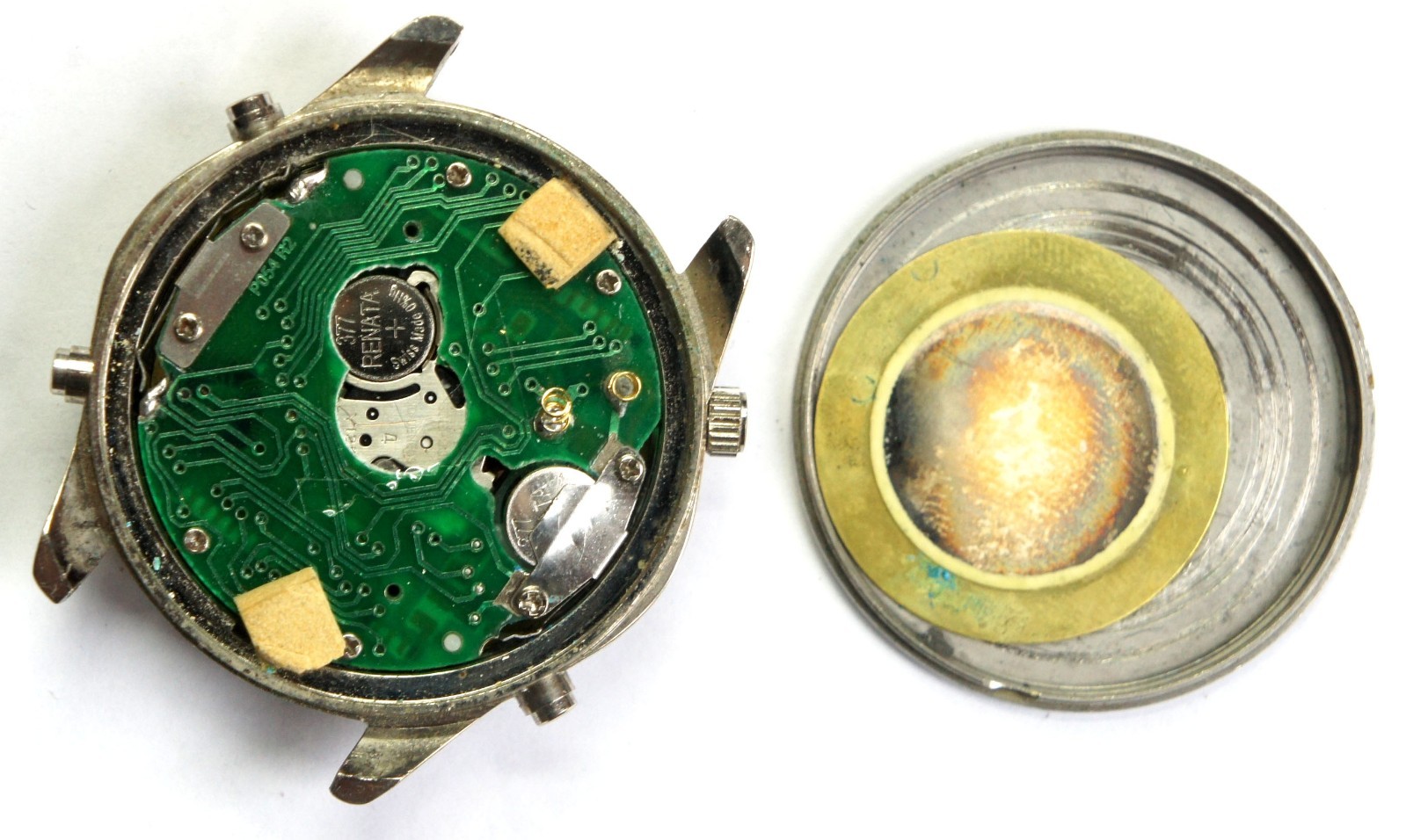 RARE UNIQUE BRANDED ANA-DIGITAL QUARTZ WATCH WORKS EXC MOVEMENT