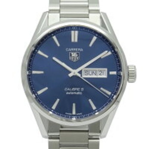 TAG Heuer Carrera Calibre 5WAR201E BA0723 Stainless Steel Blue Dial Date