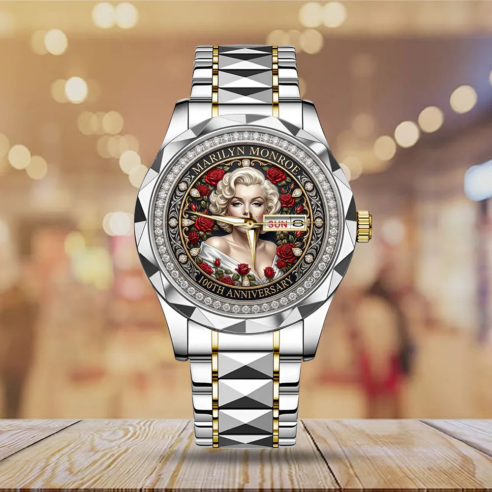 Marilyn Monroe 100th Anniversary Alloy Luxury Quartz Watch