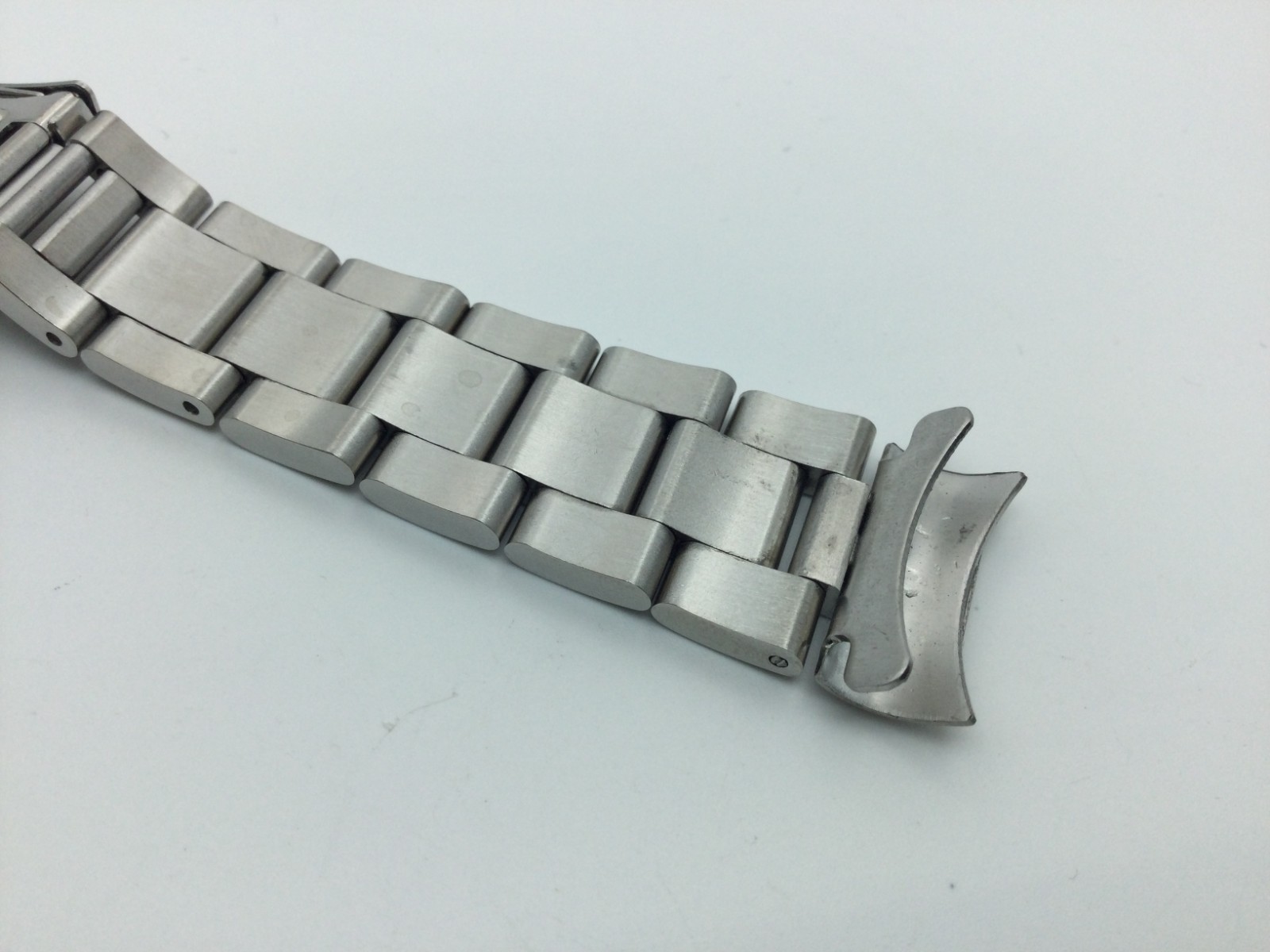 20MM OYSTER WATCH BAND FOR ROLEX SUBMARINER S/STEEL FLIP LOCK HOLLOW END LINKS