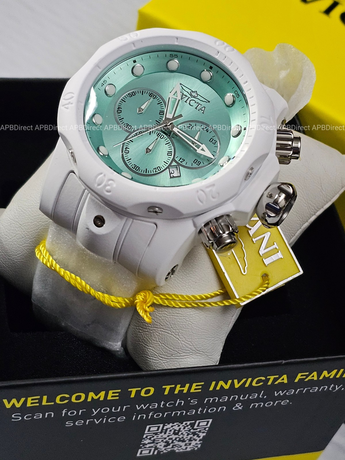 Invicta – AQUA PLATED Venom PHANTOM – 54mm AQUA Blue Chronograph – Mens Watch