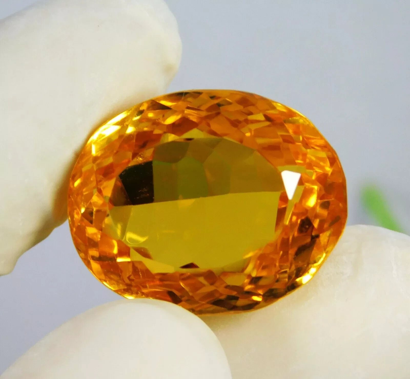 EGL Certified Natural 200.60 Ct Oval Cut Yellow Topaz Brazilian Loose Gemstone