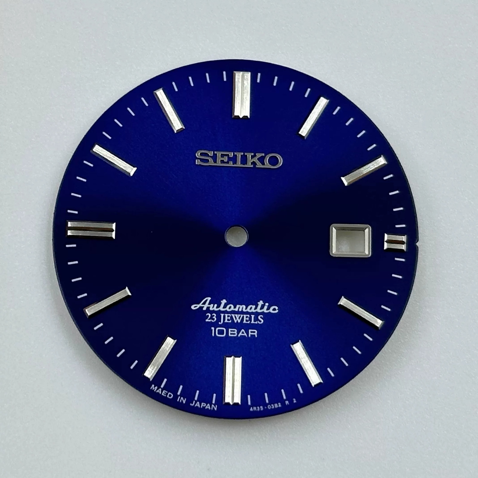 34mm Sunburst Pattern Watch Dial No Luminous for Nh35 Movement Watch Parts